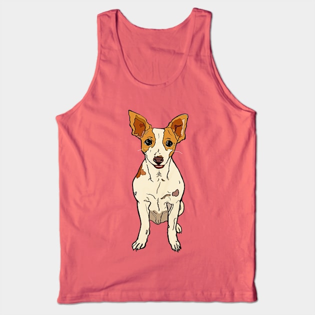 Rat Terrier Tank Top by minniemorrisart